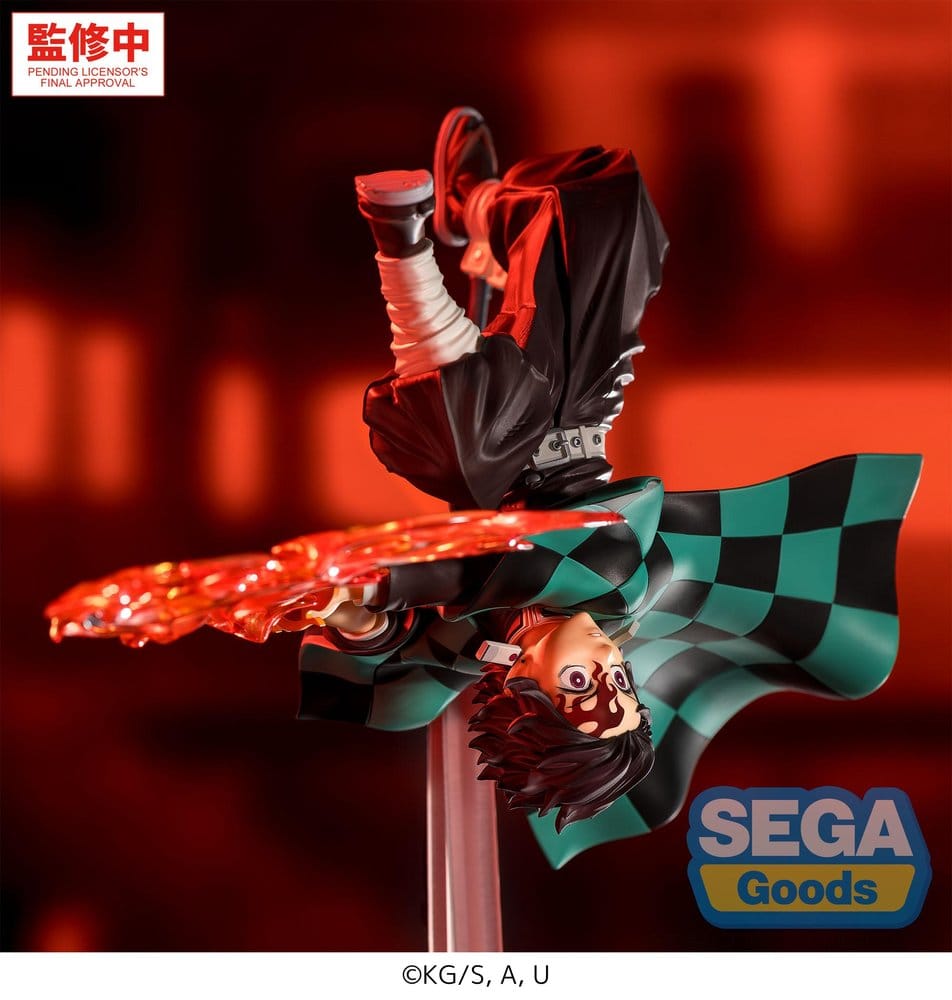 PREORDINE+ 11/2026 Demon Slayer: Kimetsu no Yaiba Luminasta PVC Figure Tanjiro Kamado Hinokami Kagura Setting Sun Transformation 15 cm