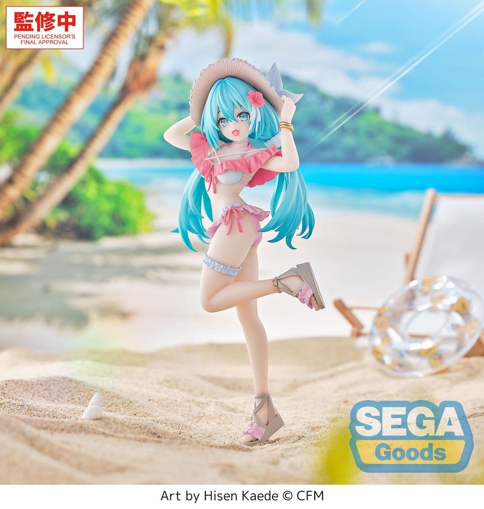 PREORDINE+ 11/2026 Character Vocal Series 01: Hatsune Miku Luminasta PVC Figure Conceptual Series Vol.1 Tropical Ver. 21 cm
