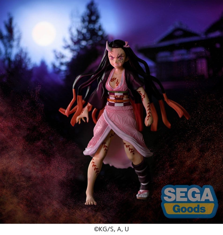 PREORDINE+ 12/2026 Demon Slayer: Kimetsu no Yaiba FIGURIZMa PVC Figure Nezuko Kamado Demon Form Advancing Ver. (Rerelease) 21 cm