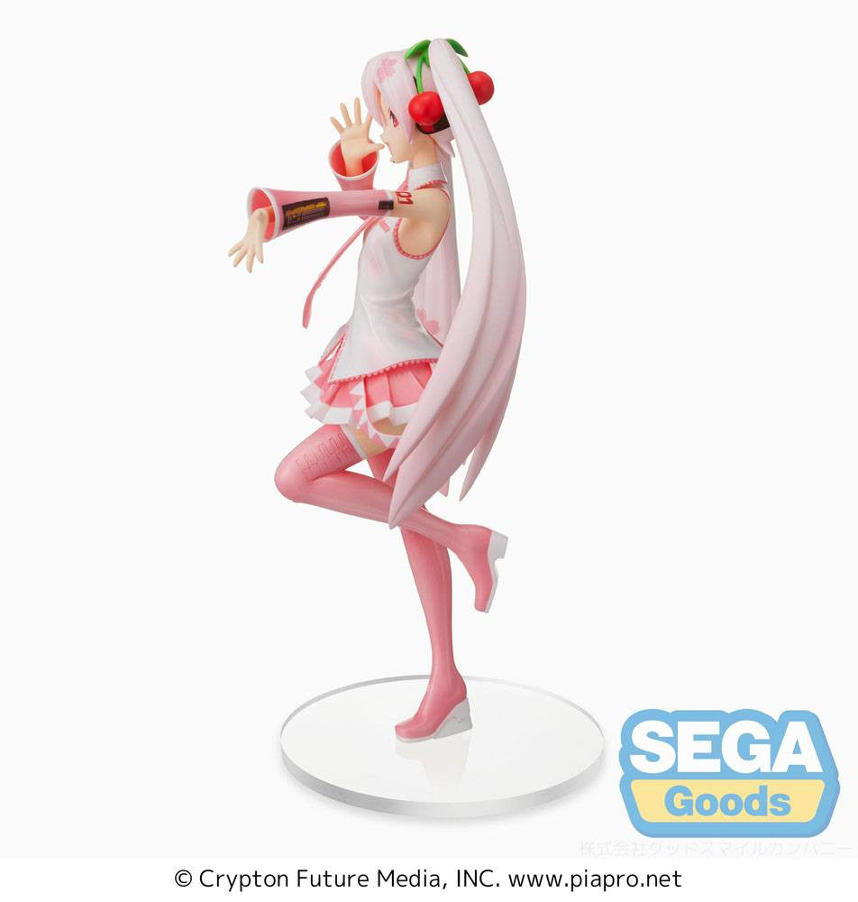 Hatsune Miku SPM Statue Sakura Miku Ver. 3 21 cm