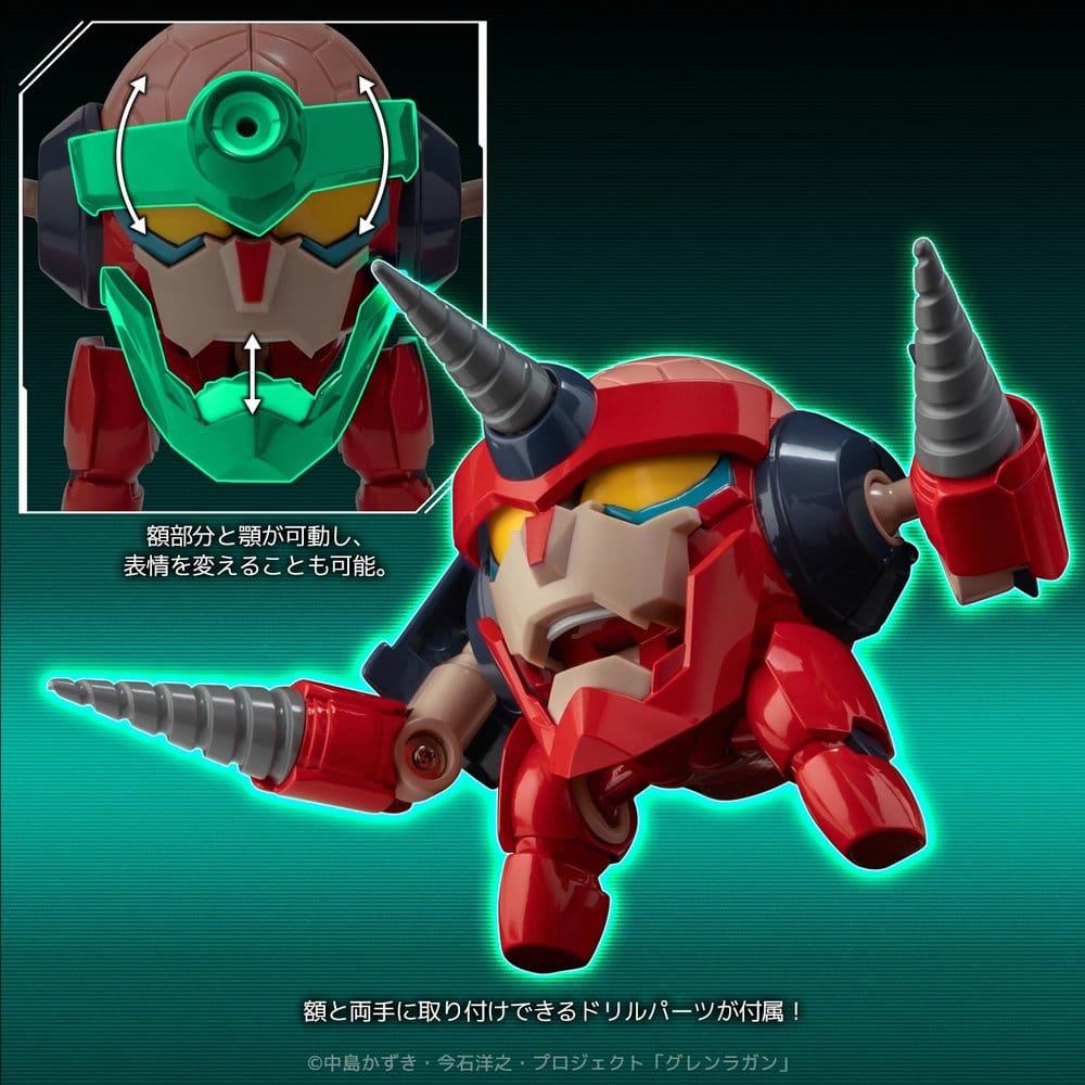 PREORDINE+ 12/2026 Gurren Lagann Metal Compact Action Figure Lagann (Standard) 7 cm