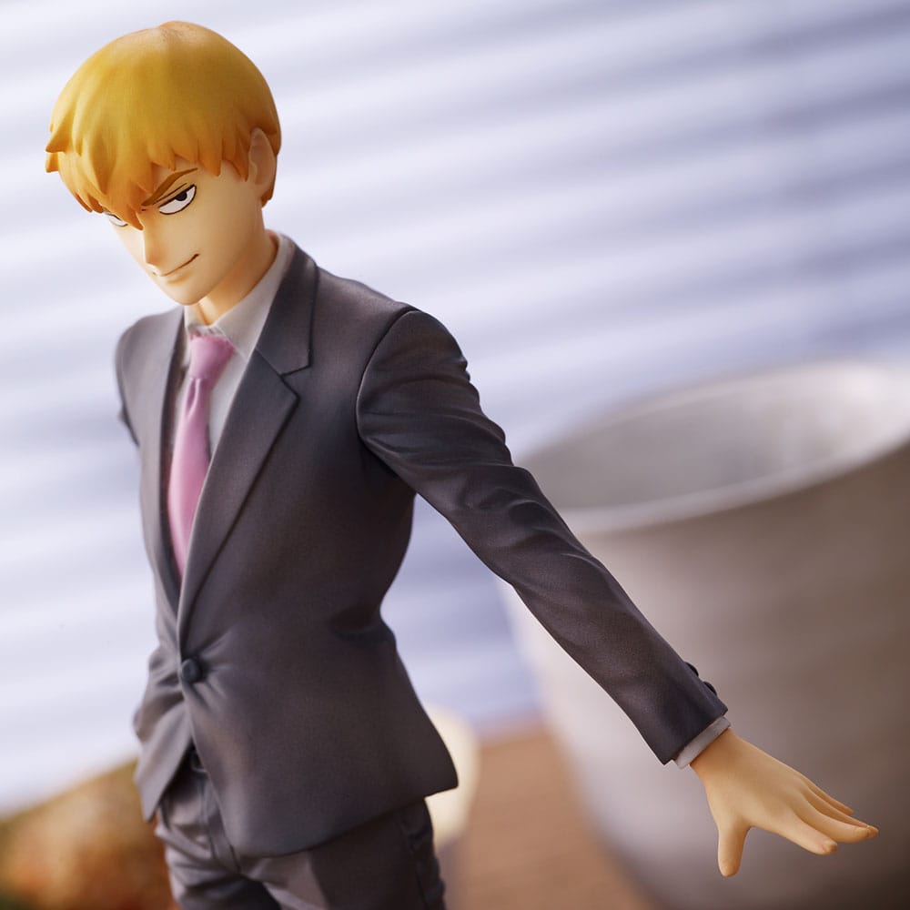 PREORDINE ESAURITO Mob Psycho 100 III Statue PVC Reigen Arataka Resale 24 18 cm
