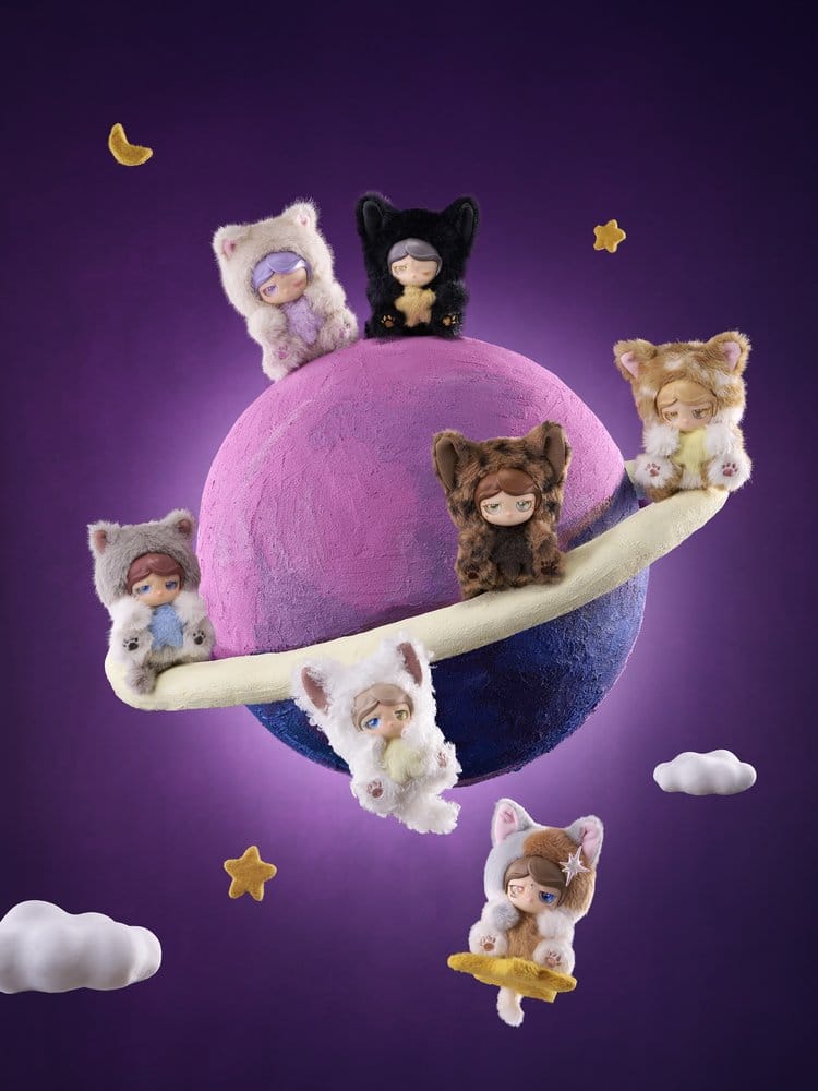 SU ORDINAZIONE Planet Cat Wishing Star Series Mini Figures Blind Box Display 11 cm (6)