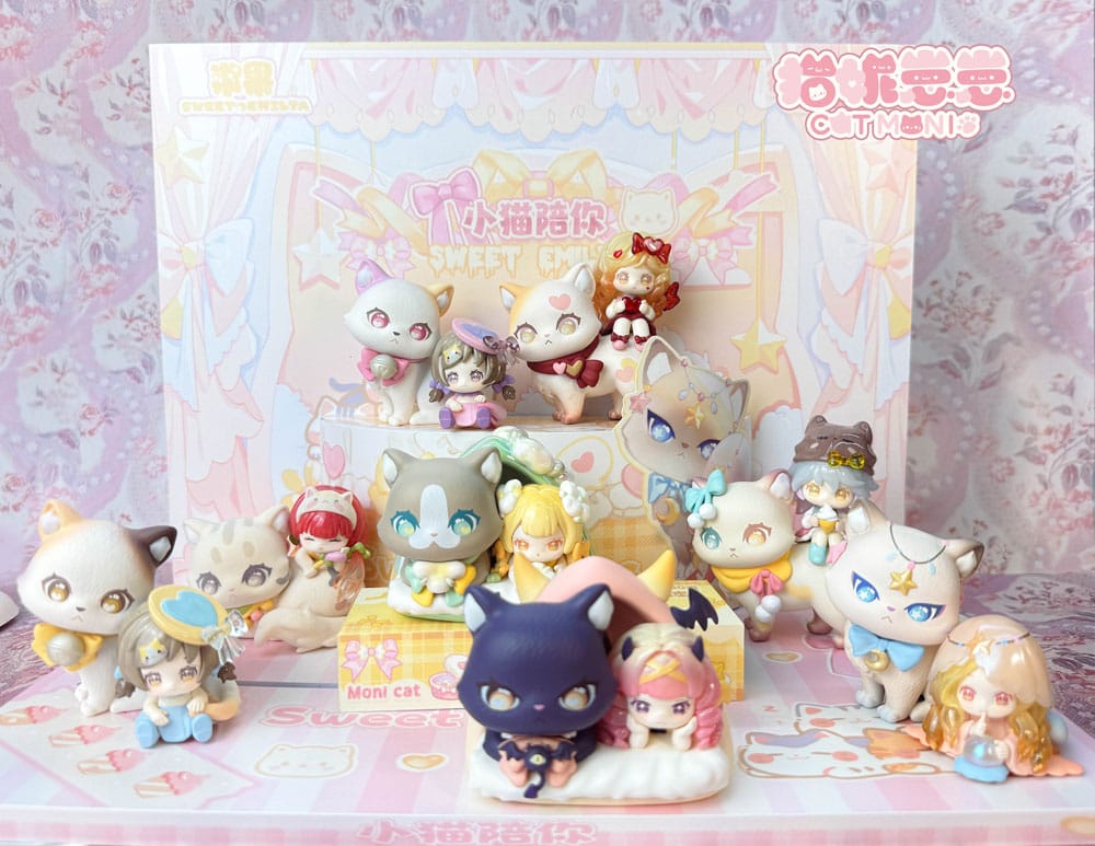 SU ORDINAZIONE Original Character Trading Figures Cat Nizizi-Kitten with you 8 cm Assortment (6) 