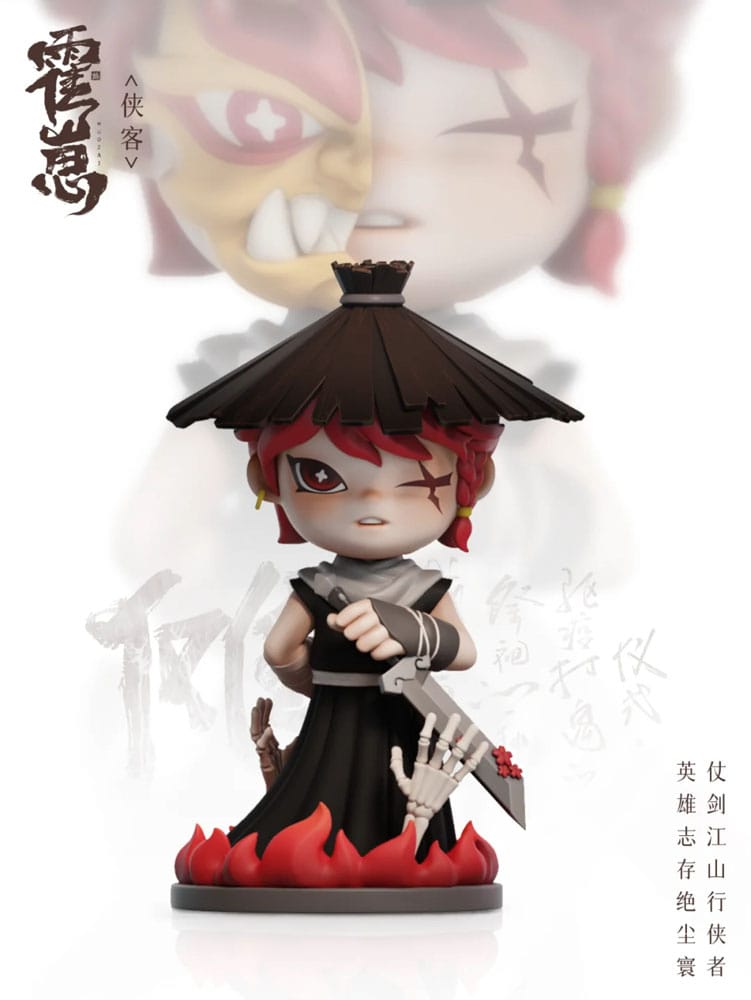 SU ORDINAZIONE Original Character Trading Figures Huozai Wusheng Group Portrait Series 8 cm Assortment (6) 