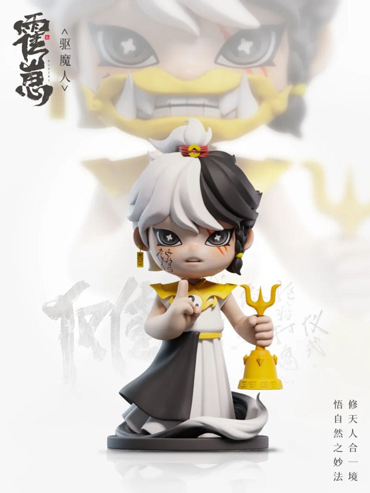 SU ORDINAZIONE Original Character Trading Figures Huozai Wusheng Group Portrait Series 8 cm Assortment (6) 