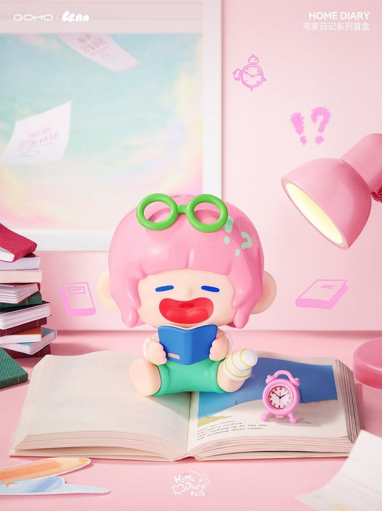SU ORDINAZIONE Original Character Trading Figures Blind Box 8-Pack Lazy Home Diary 9 cm  