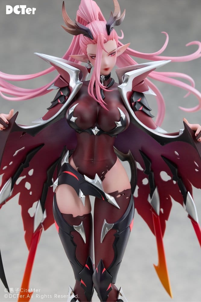 PREORDINE+ 04/2027 Original Character PU Figure 1/7 Heslion Draco Bellatrix Feminina 27 cm
