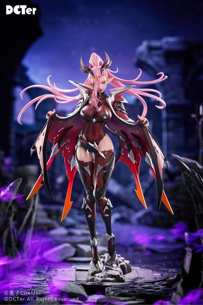 PREORDINE+ 04/2027 Original Character PU Figure 1/7 Heslion Draco Bellatrix Feminina 27 cm