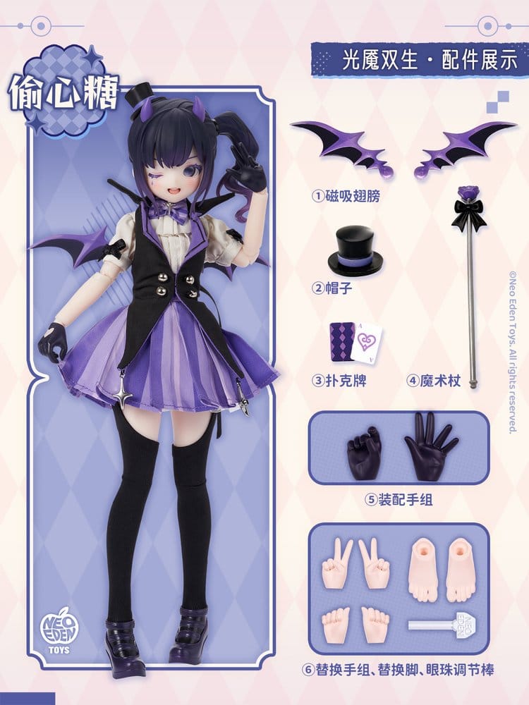 SU ORDINAZIONE Original Character Collectible Figures Angel & Demon MJD Doll Blind Box 22 cm  Assortment (6)