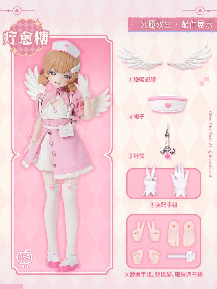 SU ORDINAZIONE Original Character Collectible Figures Angel & Demon MJD Doll Blind Box 22 cm  Assortment (6)