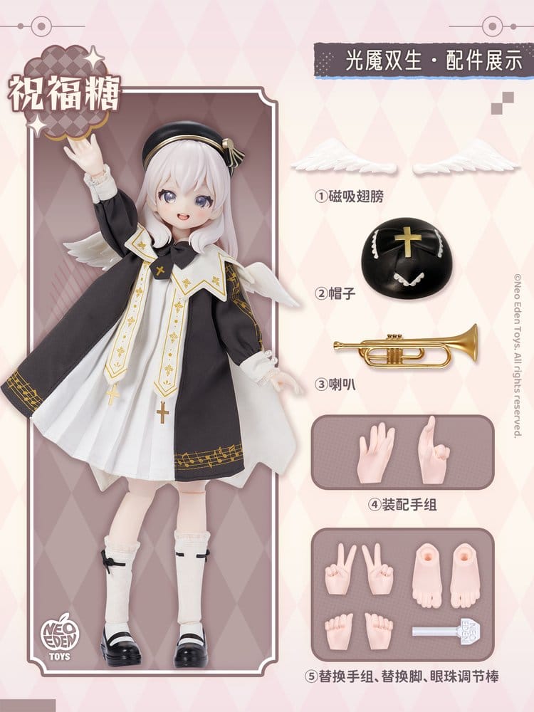 SU ORDINAZIONE Original Character Collectible Figures Angel & Demon MJD Doll Blind Box 22 cm  Assortment (6)