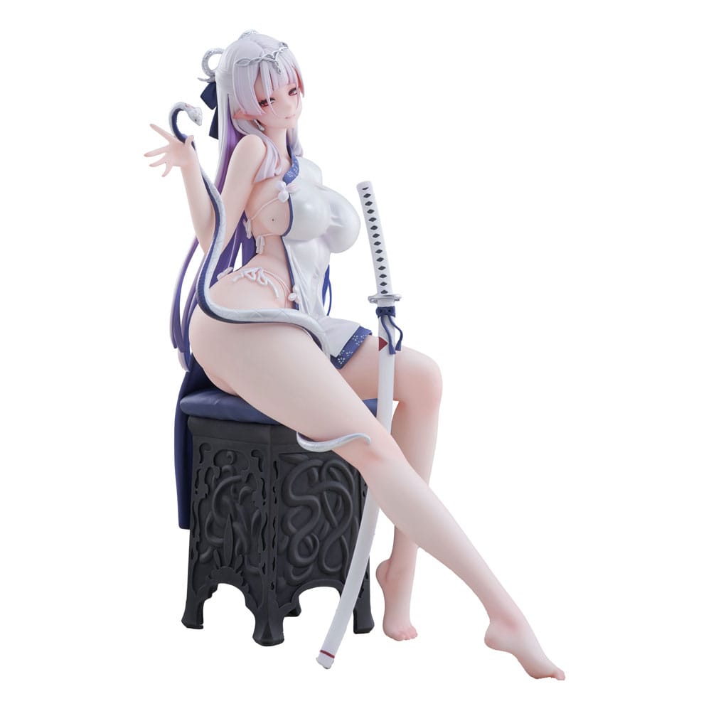 IN STOCK (Scatola Danneggiata) Original Character PVC Statue 1/7 The Color of the Blue - White Snake Normal Edition 20 cm