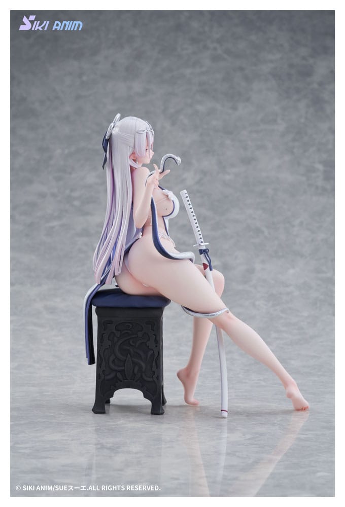 IN STOCK (Scatola Danneggiata) Original Character PVC Statue 1/7 The Color of the Blue - White Snake Normal Edition 20 cm