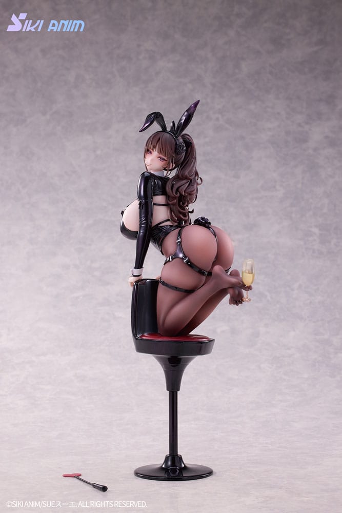 VORBESTELLUNG + 09/2026 (NICHT STORNIERBAR) Original Charakter PVC-Statue 1/6 Champagner und Bunny Girl Rose Black Stocking Ver. 31 cm