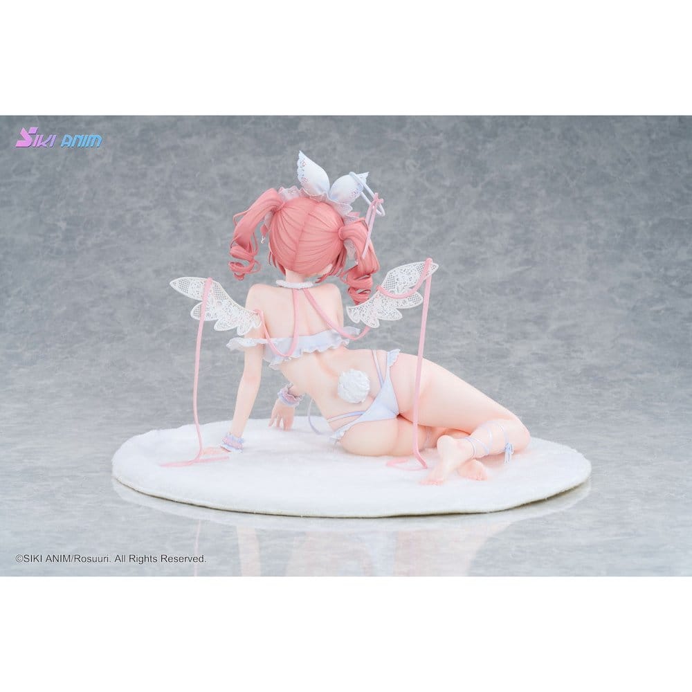 PREORDINE+ 10/2027 Original Character PVC Figure 1/4 White Rabbit Rosu Angel Ver. Illustrated by Rosuuri 23 cm