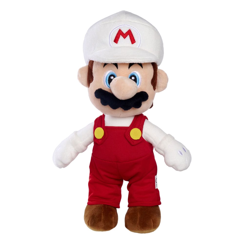 AUF BESTELLUNG Super Mario Plüschfigur Feuer Mario 30 cm