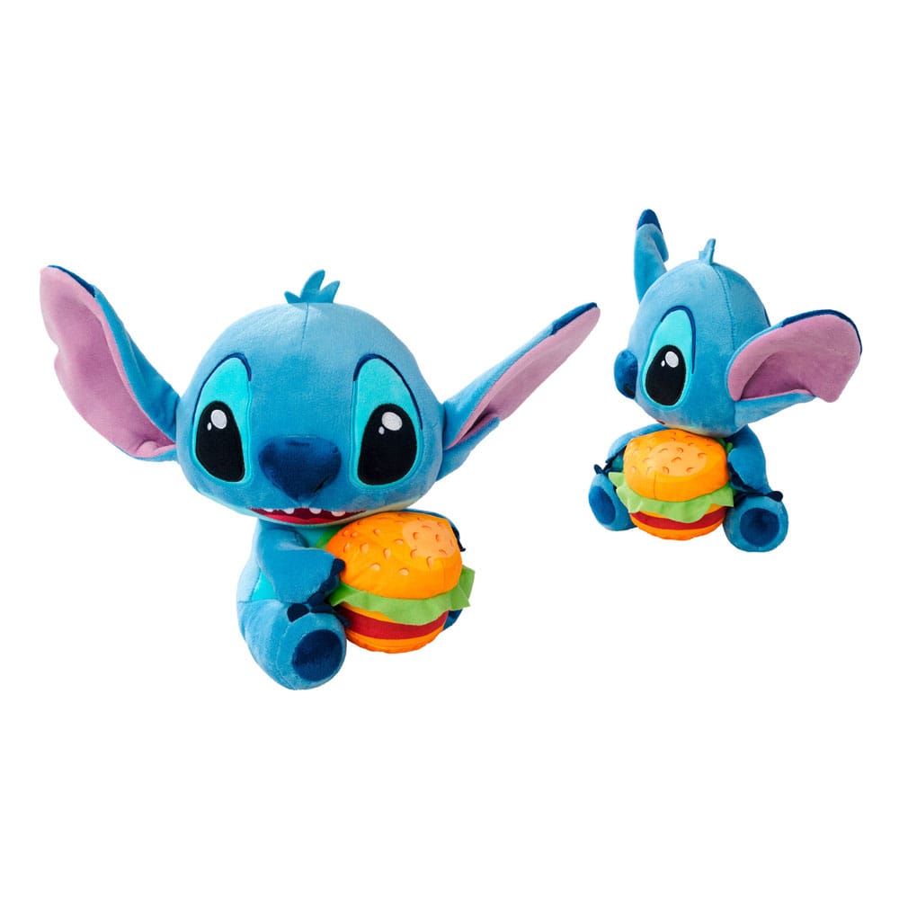 🧪 LAB | SU ORDINAZIONE Lilo & Stitch Plush Figure Stitch with Burger 25 cm          