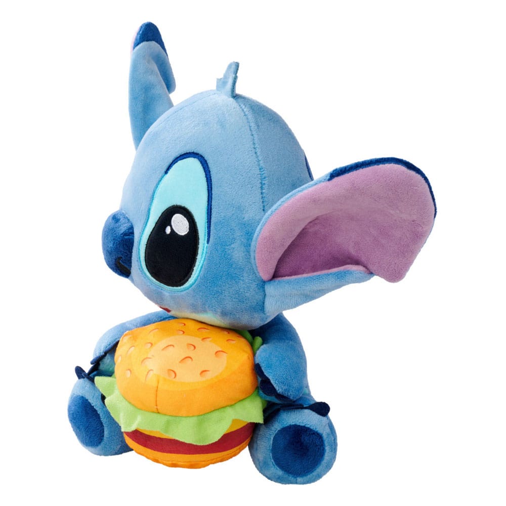 🧪 LAB | SU ORDINAZIONE Lilo & Stitch Plush Figure Stitch with Burger 25 cm          