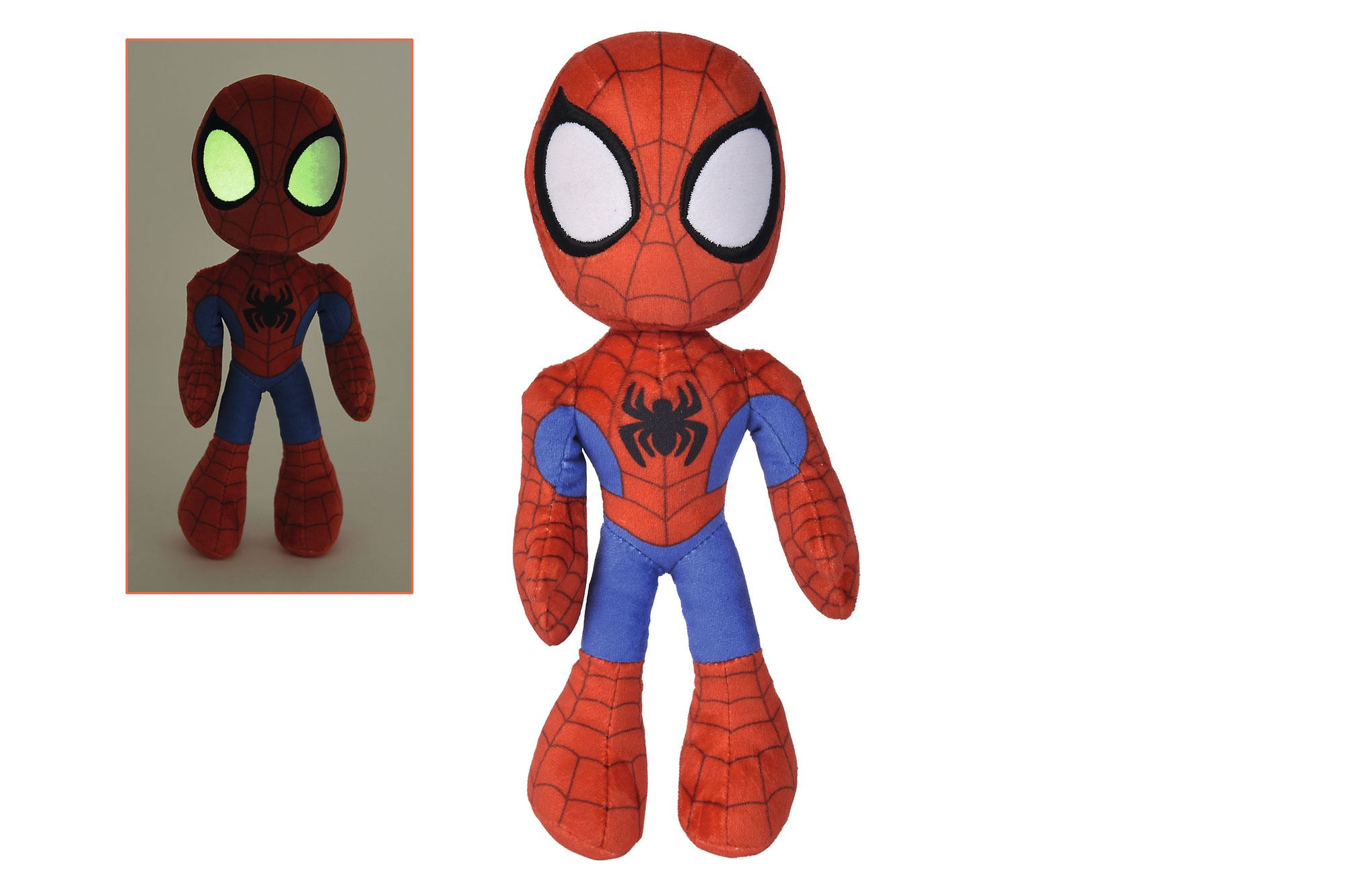 AUF BESTELLUNG Marvel Plüschfigur mit im Dunkeln leuchtenden Augen Spider-Man 25 cm