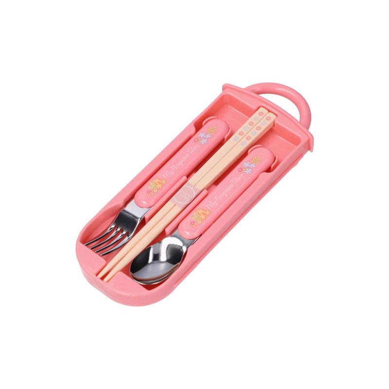 SU ORDINAZIONE My Neighbor Totoro Chopsticks & Spoon & Fork Set Mei & Totoro