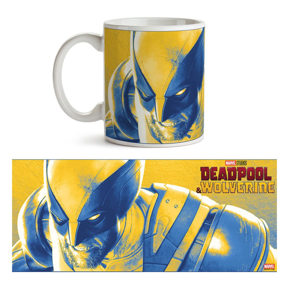 MADE TO ORDER Marvel Mug Deadpool &amp; Wolverine Wolverine