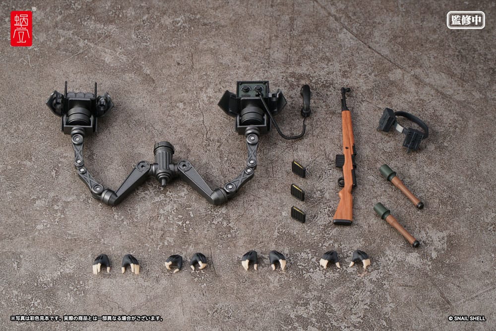 SU ORDINAZIONE Original Character Action Figure Parts 1/12 Optional Armament Parts Panzer Bunny Anneliese ESAURITO