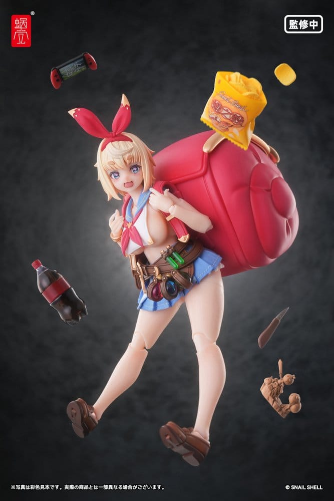 PREORDINE+ 03/2027 Original Character Action Figure 1/12 RPGEX-06 Adventurer Snail 15 cm