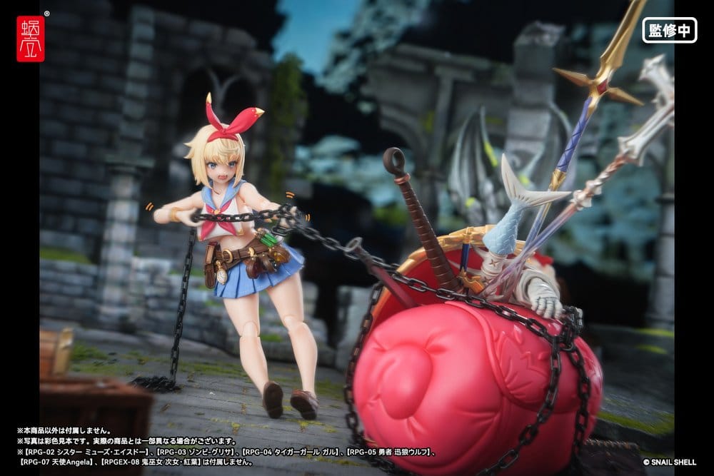 PREORDINE+ 03/2027 Original Character Action Figure 1/12 RPGEX-06 Adventurer Snail 15 cm