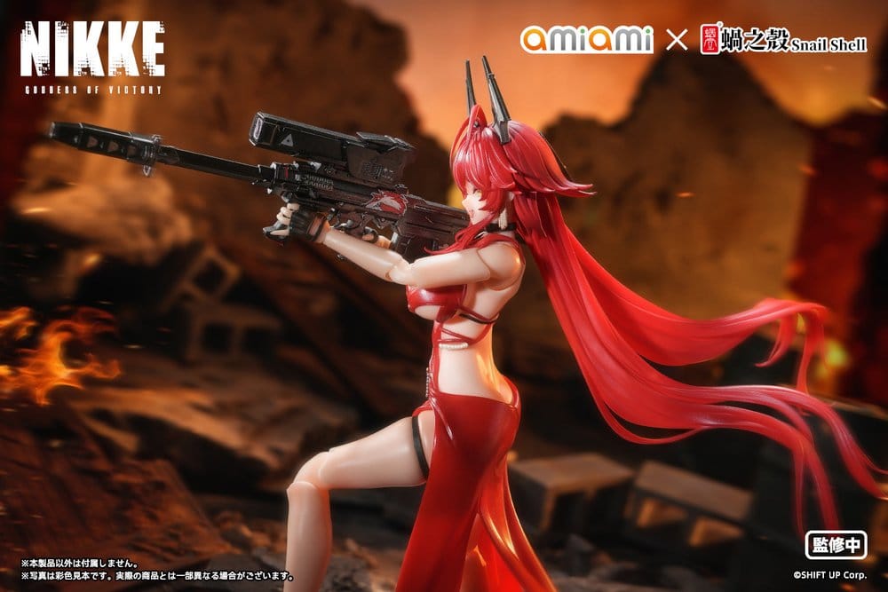 PREORDINE+ 09/2027 Goddess of Victory: Nikke Action Figure 1/12 Red Hood Nonsense Red 16 cm