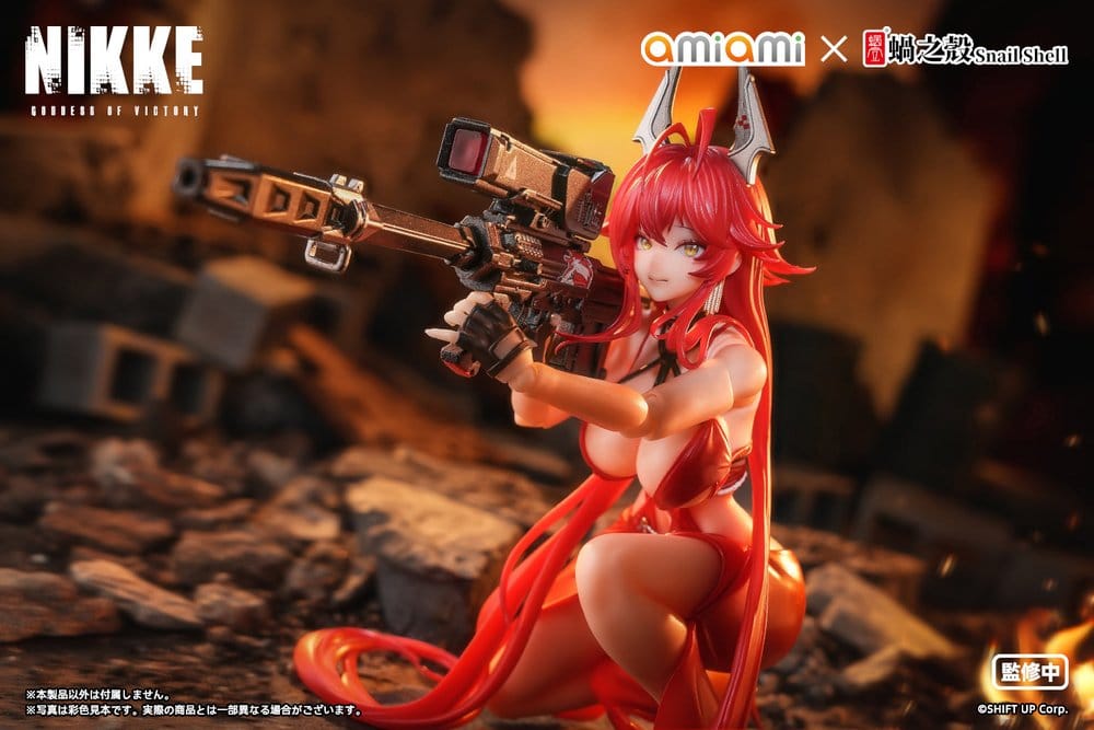 PREORDINE+ 09/2027 Goddess of Victory: Nikke Action Figure 1/12 Red Hood Nonsense Red 16 cm