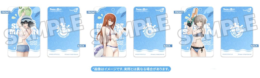 PREORDINE 08/2026 Steins Gate PVC Statues 3-Pack 1/7 Suzuha Amane, Kurisu Makise, Mayuri Shiina Swimsuit Ver. (PREORDINE NON CANCELLABILE)