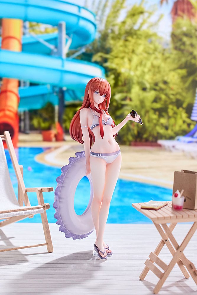PREORDINE 08/2026 Steins Gate PVC Statue 1/7 Kurisu Makise: Swimsuit Ver. 24 cm (PREORDINE NON CANCELLABILE)