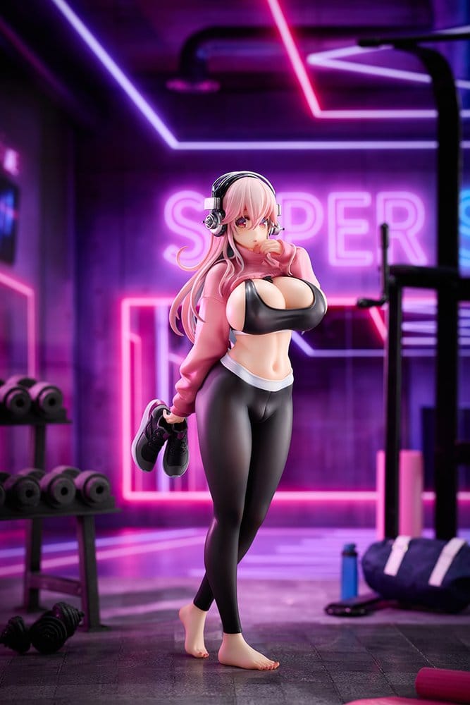 VORBESTELLUNG+ 08/2027 Super Sonico PVC Figur 1/6 Exercise Ver. 27 cm