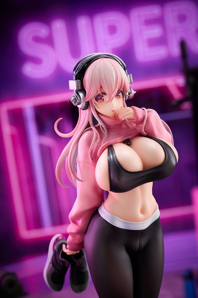 VORBESTELLUNG+ 08/2027 Super Sonico PVC Figur 1/6 Exercise Ver. 27 cm