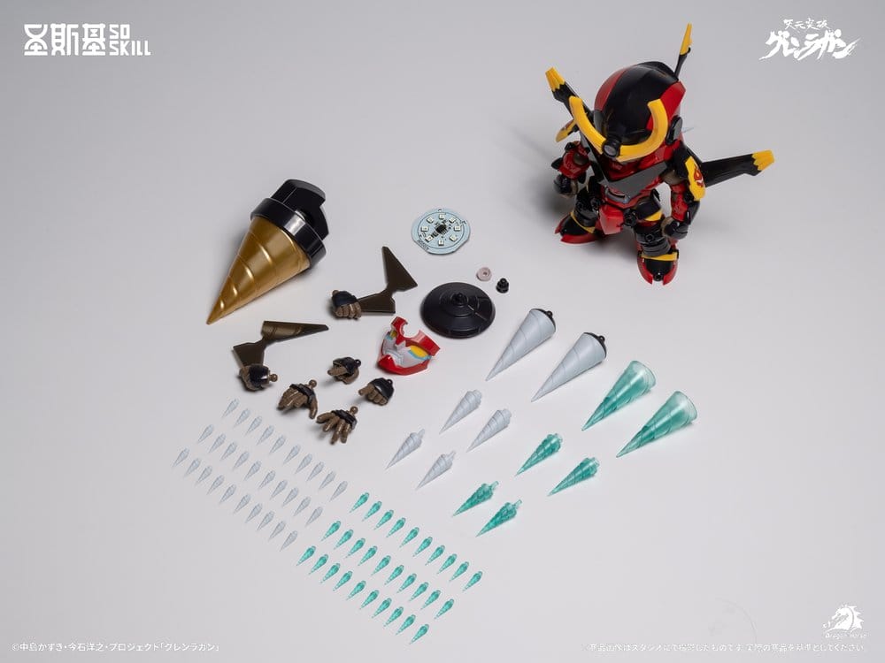 PREORDINE+ 03/2027 Gurren Lagann Chibi Model Kit Chibi-style Super Articulated 13 cm