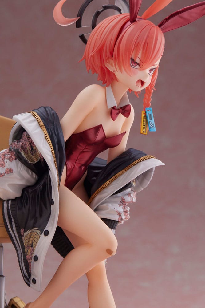 SU RICHIESTA Blue Archive Statue 1/7 Neru Mikamo Bunny Girl Ver. 25 cm