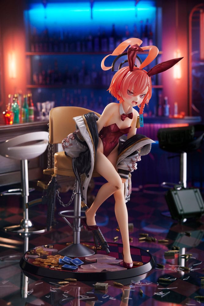 SU RICHIESTA Blue Archive Statue 1/7 Neru Mikamo Bunny Girl Ver. 25 cm