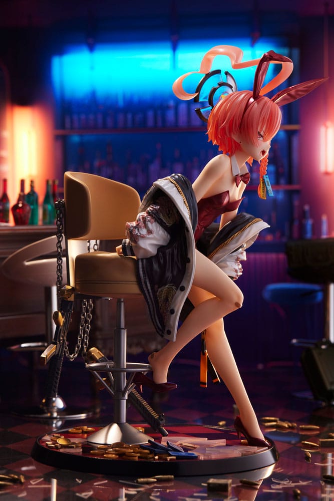 SU RICHIESTA Blue Archive Statue 1/7 Neru Mikamo Bunny Girl Ver. 25 cm