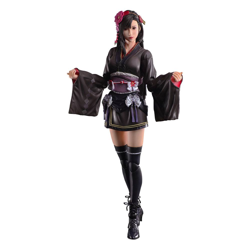 PREORDINE ESAURITO Final Fantasy VII Remake Play Arts Kai Action Figure Tifa Lockhart Exotic Dress Ver. 25 cm