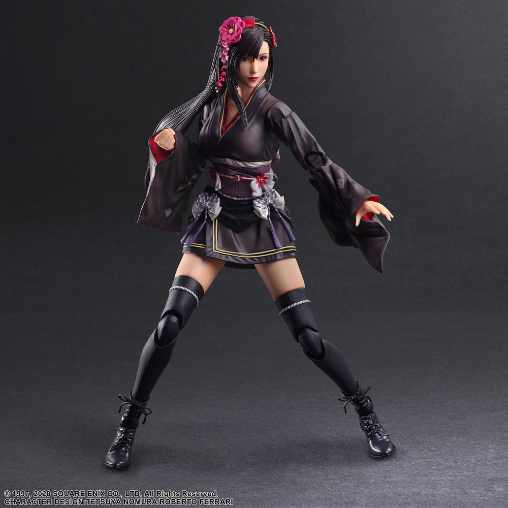 PREORDINE ESAURITO Final Fantasy VII Remake Play Arts Kai Action Figure Tifa Lockhart Exotic Dress Ver. 25 cm