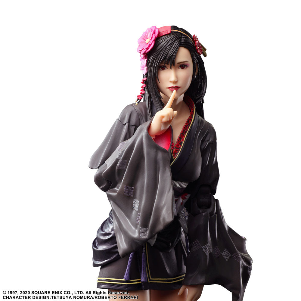 PREORDINE ESAURITO Final Fantasy VII Remake Play Arts Kai Action Figure Tifa Lockhart Exotic Dress Ver. 25 cm