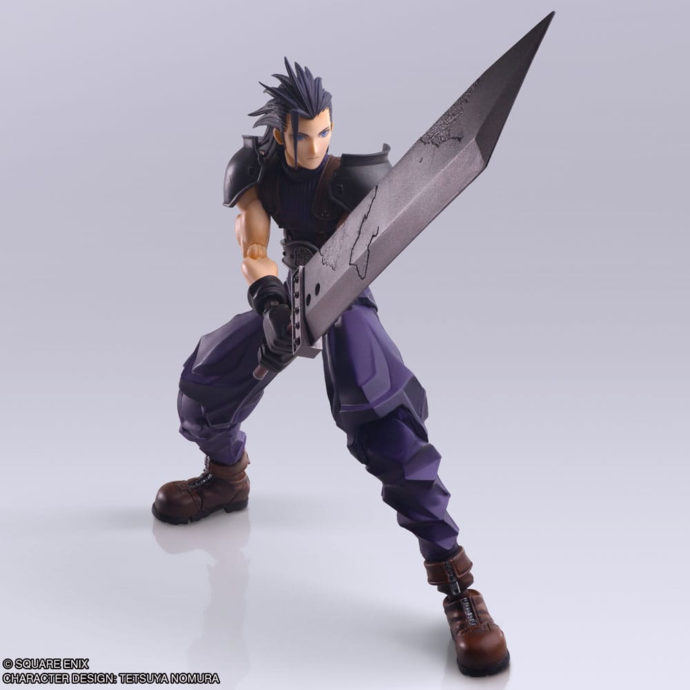 VORBESTELLUNG+ 11/2025 Final Fantasy VII Bring Arts Actionfigur Zack Fair 16 cm