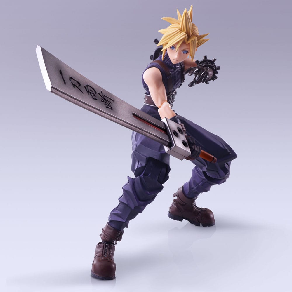 PREORDINE CHIUSO 02/2026 Final Fantasy VII Bring Arts Action Figure Cloud Strife Hardedge Ver. 15 cm (PREORDINE NON CANCELLABILE)