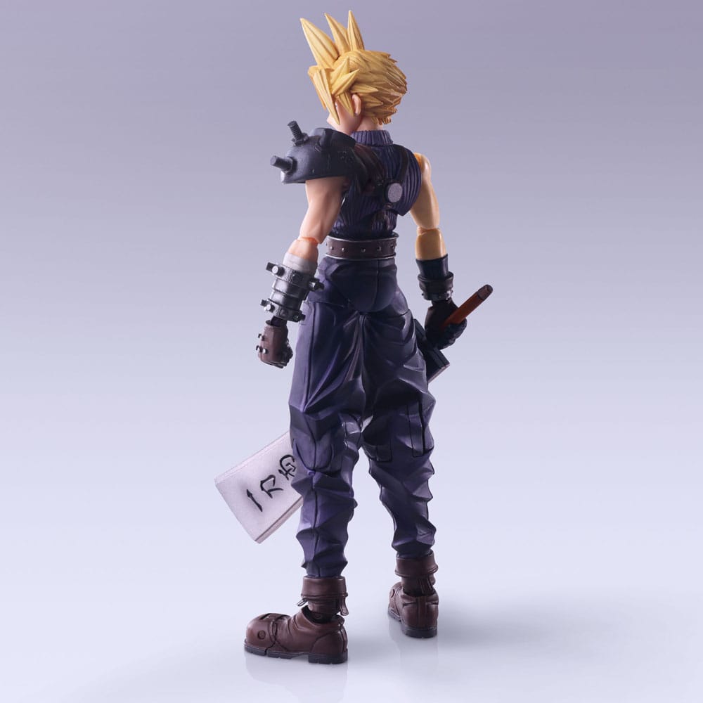 PREORDINE CHIUSO 02/2026 Final Fantasy VII Bring Arts Action Figure Cloud Strife Hardedge Ver. 15 cm (PREORDINE NON CANCELLABILE)