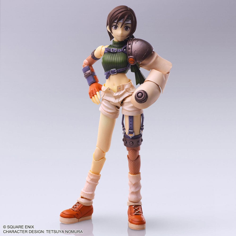Auf Bestellung gefertigte Final Fantasy VII Bring Arts Actionfigur Yuffie Kisaragi 13 cm
