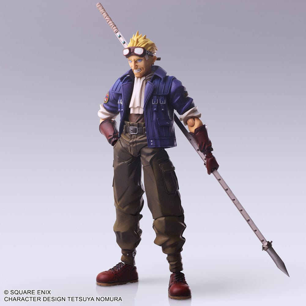 AUF BESTELLUNG gefertigte Final Fantasy VII Bring Arts Actionfigur Cid Highwind 15 cm