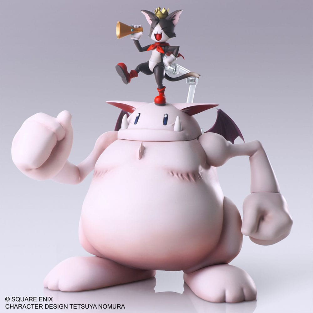 PREORDINE+ 10/2025 Final Fantasy VII Bring Arts Action Figure Set Cait Sith & Fat Moogle