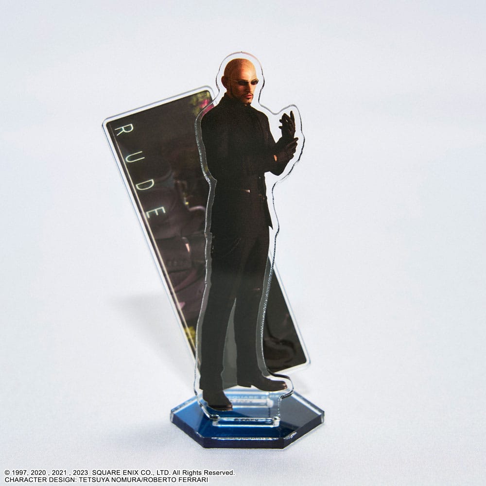 AUF BESTELLUNG gefertigte Final Fantasy VII Remake Acrylfigur Rude 8 cm *SONDERPREIS*