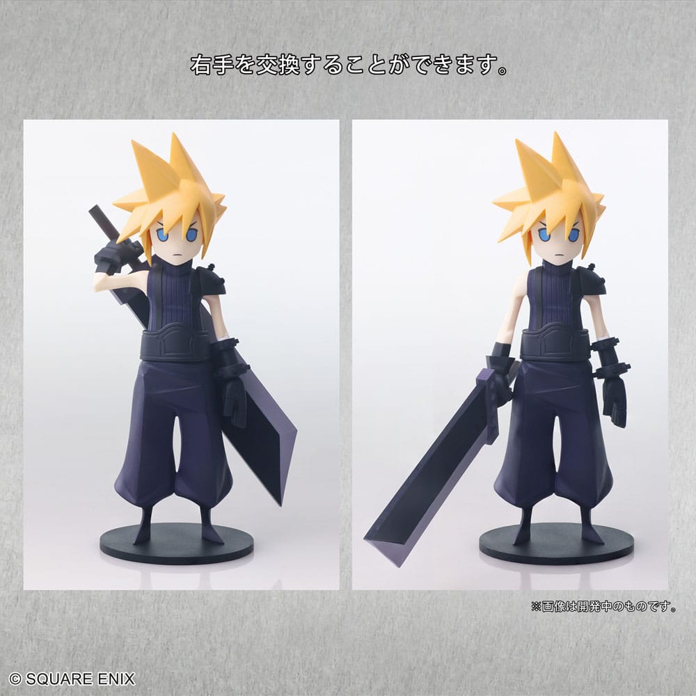 PREORDINE+ CHIUSO 05/2025 Final Fantasy VII Remake Static Arts Mini Statue Cloud Strife 15 cm